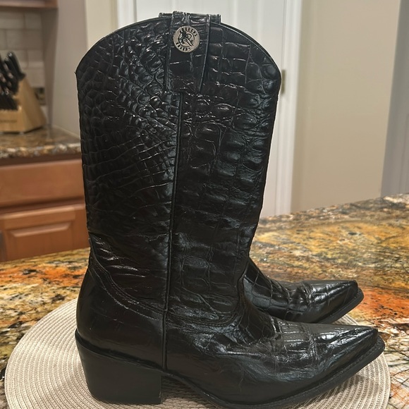 Rogers Shoes - Rogers Leather Cowboy Boots